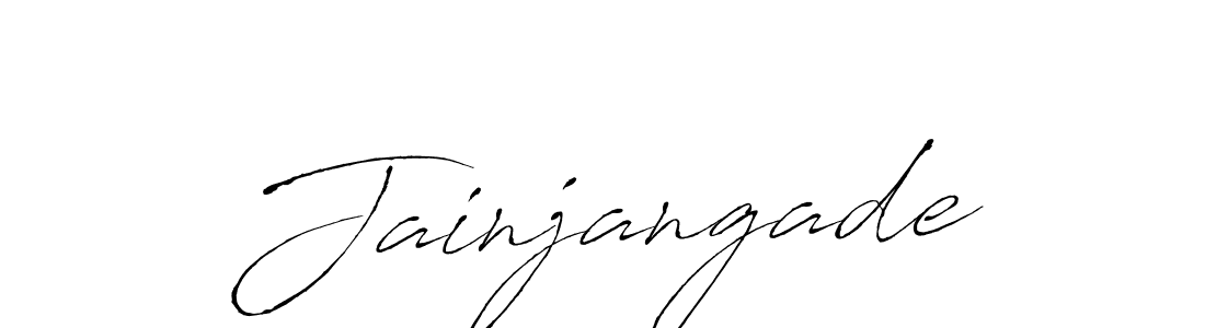 Also we have Jainjangade name is the best signature style. Create professional handwritten signature collection using Antro_Vectra autograph style. Jainjangade signature style 6 images and pictures png