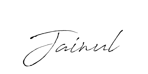The best way (Antro_Vectra) to make a short signature is to pick only two or three words in your name. The name Jainul include a total of six letters. For converting this name. Jainul signature style 6 images and pictures png