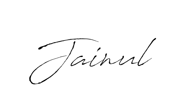 Create a beautiful signature design for name Jainul. With this signature (Antro_Vectra) fonts, you can make a handwritten signature for free. Jainul signature style 6 images and pictures png