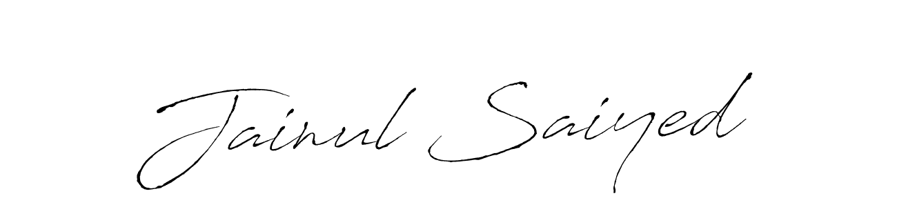 Also You can easily find your signature by using the search form. We will create Jainul Saiyed name handwritten signature images for you free of cost using Antro_Vectra sign style. Jainul Saiyed signature style 6 images and pictures png