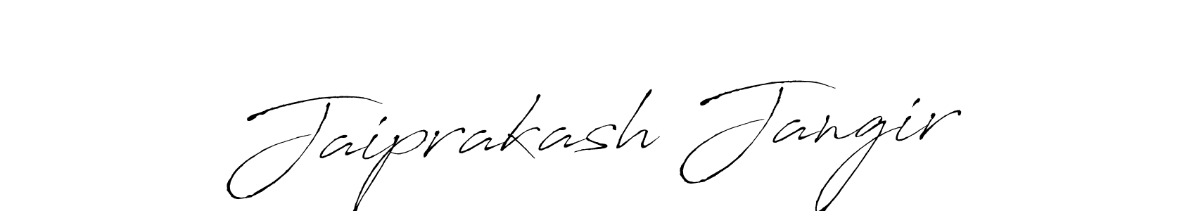 Jaiprakash Jangir stylish signature style. Best Handwritten Sign (Antro_Vectra) for my name. Handwritten Signature Collection Ideas for my name Jaiprakash Jangir. Jaiprakash Jangir signature style 6 images and pictures png