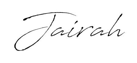 Enhance your business communications with Jairah signature in Antro_Vectra lettering. Clean, modern, and universally compatible. Jairah signature style 6 images and pictures png