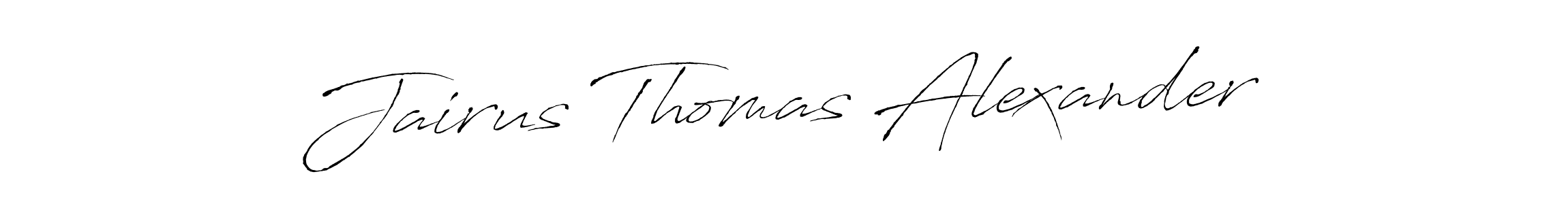 Create a beautiful signature design for name Jairus Thomas Alexander. With this signature (Antro_Vectra) fonts, you can make a handwritten signature for free. Jairus Thomas Alexander signature style 6 images and pictures png