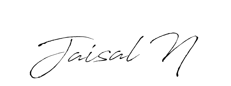 Similarly Antro_Vectra is the best handwritten signature design. Signature creator online .You can use it as an online autograph creator for name Jaisal N. Jaisal N signature style 6 images and pictures png