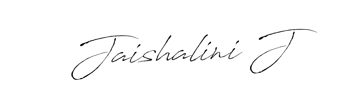 Make a beautiful signature design for name Jaishalini J. With this signature (Antro_Vectra) style, you can create a handwritten signature for free. Jaishalini J signature style 6 images and pictures png