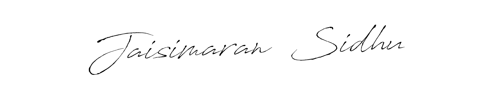 It looks lik you need a new signature style for name Jaisimaran  Sidhu. Design unique handwritten (Antro_Vectra) signature with our free signature maker in just a few clicks. Jaisimaran  Sidhu signature style 6 images and pictures png