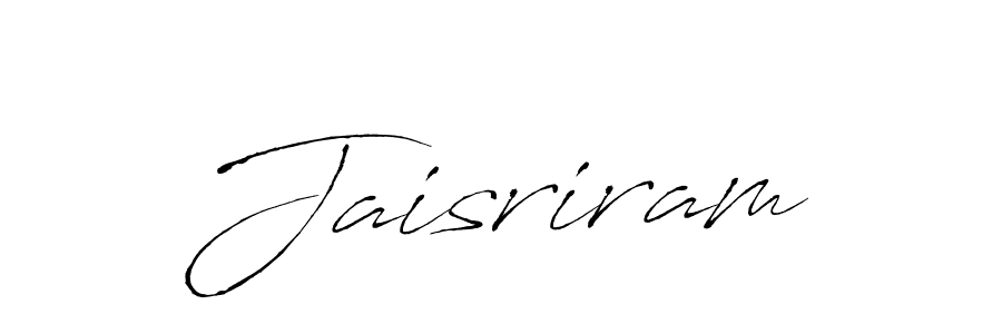 Jaisriram stylish signature style. Best Handwritten Sign (Antro_Vectra) for my name. Handwritten Signature Collection Ideas for my name Jaisriram. Jaisriram signature style 6 images and pictures png