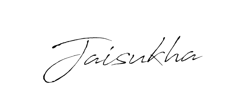 Create a beautiful signature design for name Jaisukha. With this signature (Antro_Vectra) fonts, you can make a handwritten signature for free. Jaisukha signature style 6 images and pictures png