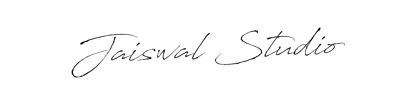 Jaiswal Studio stylish signature style. Best Handwritten Sign (Antro_Vectra) for my name. Handwritten Signature Collection Ideas for my name Jaiswal Studio. Jaiswal Studio signature style 6 images and pictures png