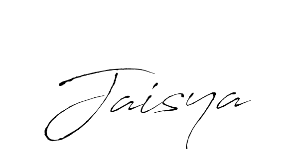 How to make Jaisya signature? Antro_Vectra is a professional autograph style. Create handwritten signature for Jaisya name. Jaisya signature style 6 images and pictures png