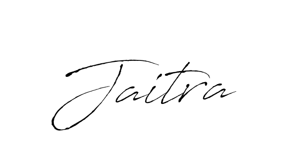 Make a beautiful signature design for name Jaitra. With this signature (Antro_Vectra) style, you can create a handwritten signature for free. Jaitra signature style 6 images and pictures png