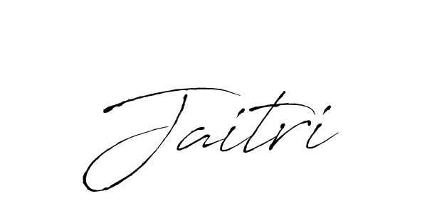 How to make Jaitri signature? Antro_Vectra is a professional autograph style. Create handwritten signature for Jaitri name. Jaitri signature style 6 images and pictures png