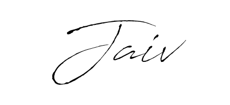 Explore multiple handwriting variations for Jaiv including this stunning Antro_Vectra design. Free to use across all platforms. Jaiv signature style 6 images and pictures png