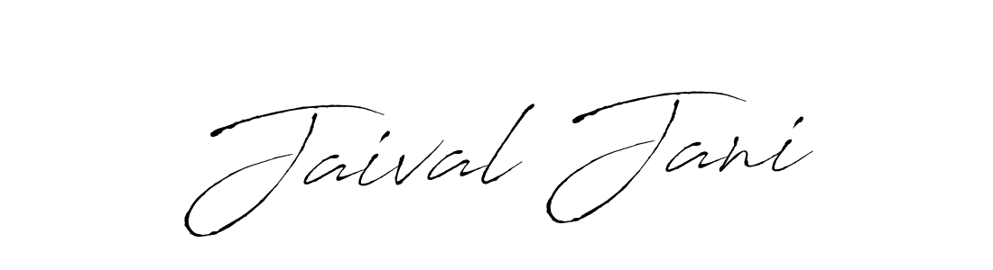 Make a beautiful signature design for name Jaival Jani. With this signature (Antro_Vectra) style, you can create a handwritten signature for free. Jaival Jani signature style 6 images and pictures png