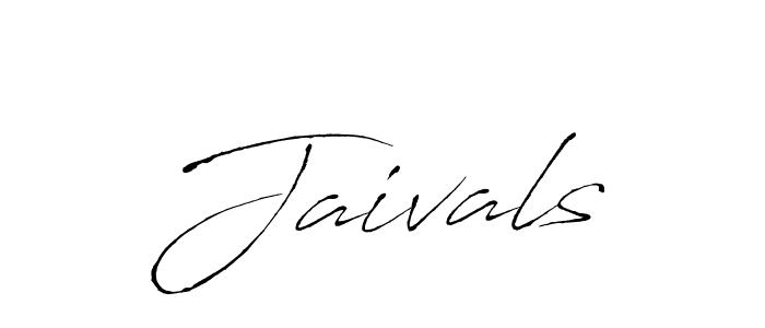 Design your own signature with our free online signature maker. With this signature software, you can create a handwritten (Antro_Vectra) signature for name Jaivals. Jaivals signature style 6 images and pictures png