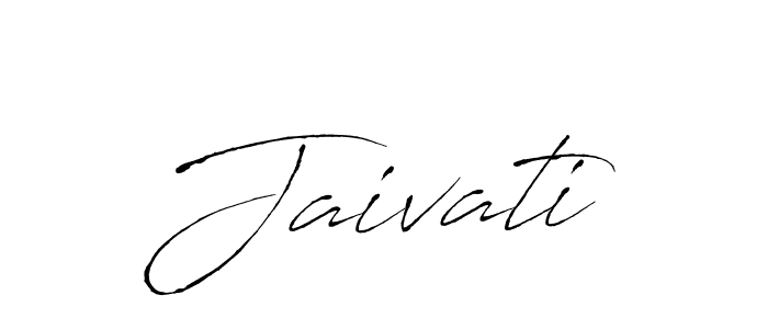 if you are searching for the best signature style for your name Jaivati. so please give up your signature search. here we have designed multiple signature styles  using Antro_Vectra. Jaivati signature style 6 images and pictures png