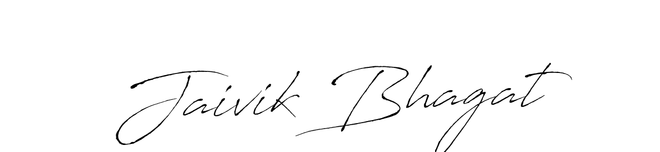How to make Jaivik Bhagat name signature. Use Antro_Vectra style for creating short signs online. This is the latest handwritten sign. Jaivik Bhagat signature style 6 images and pictures png