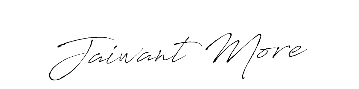 Create a beautiful signature design for name Jaiwant More. With this signature (Antro_Vectra) fonts, you can make a handwritten signature for free. Jaiwant More signature style 6 images and pictures png