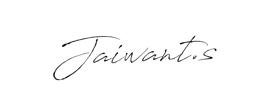 if you are searching for the best signature style for your name Jaiwant.s. so please give up your signature search. here we have designed multiple signature styles  using Antro_Vectra. Jaiwant.s signature style 6 images and pictures png