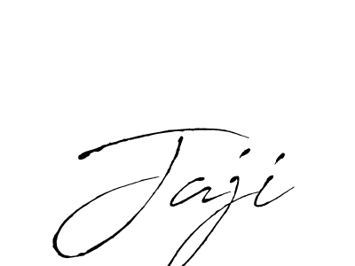 Use a signature maker to create a handwritten signature online. With this signature software, you can design (Antro_Vectra) your own signature for name Jaji. Jaji signature style 6 images and pictures png