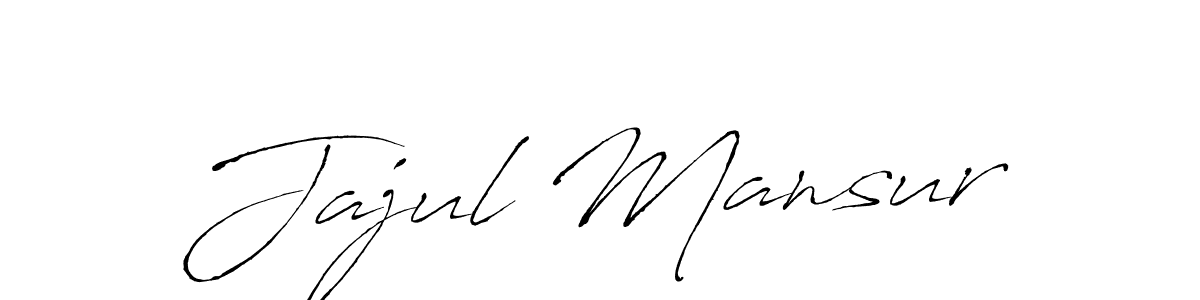 Use a signature maker to create a handwritten signature online. With this signature software, you can design (Antro_Vectra) your own signature for name Jajul Mansur. Jajul Mansur signature style 6 images and pictures png