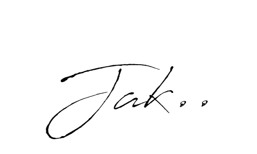 The best way (Antro_Vectra) to make a short signature is to pick only two or three words in your name. The name Jak.. include a total of six letters. For converting this name. Jak.. signature style 6 images and pictures png