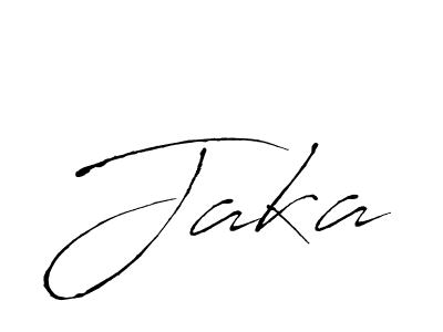Create a beautiful signature design for name Jaka. With this signature (Antro_Vectra) fonts, you can make a handwritten signature for free. Jaka signature style 6 images and pictures png