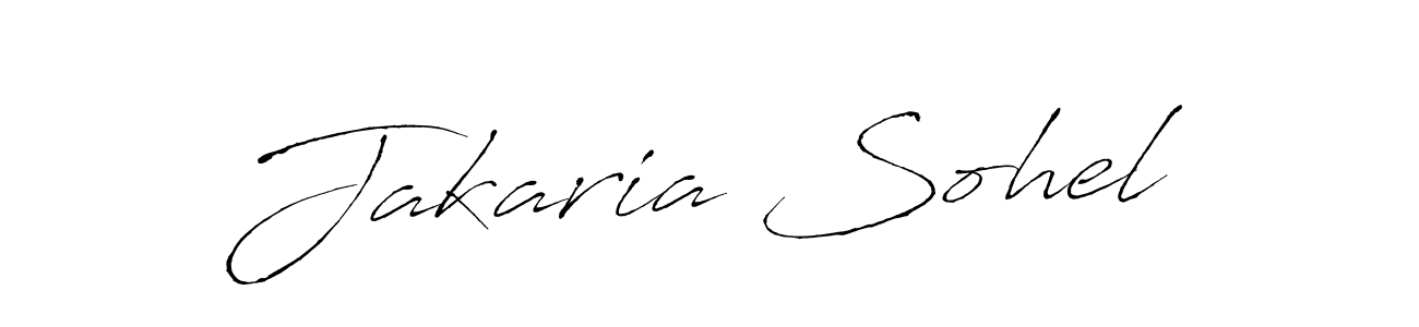 Use a signature maker to create a handwritten signature online. With this signature software, you can design (Antro_Vectra) your own signature for name Jakaria Sohel. Jakaria Sohel signature style 6 images and pictures png