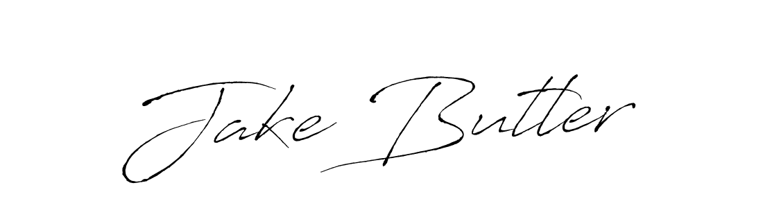 Jake Butler stylish signature style. Best Handwritten Sign (Antro_Vectra) for my name. Handwritten Signature Collection Ideas for my name Jake Butler. Jake Butler signature style 6 images and pictures png