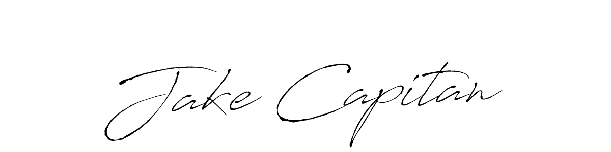 Similarly Antro_Vectra is the best handwritten signature design. Signature creator online .You can use it as an online autograph creator for name Jake Capitan. Jake Capitan signature style 6 images and pictures png