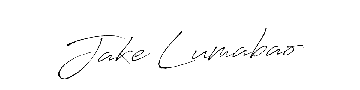 Similarly Antro_Vectra is the best handwritten signature design. Signature creator online .You can use it as an online autograph creator for name Jake Lumabao. Jake Lumabao signature style 6 images and pictures png