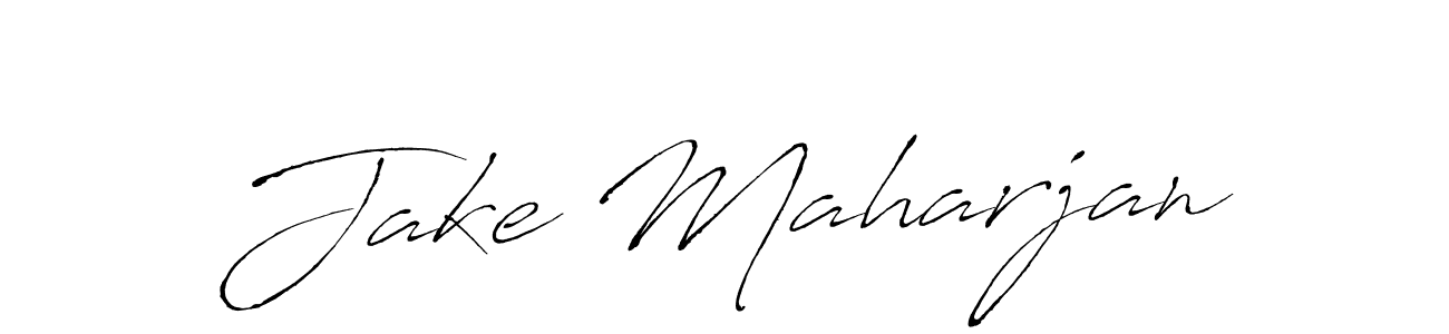 Create a beautiful signature design for name Jake Maharjan. With this signature (Antro_Vectra) fonts, you can make a handwritten signature for free. Jake Maharjan signature style 6 images and pictures png