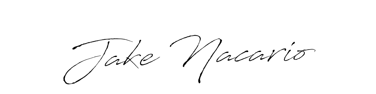 Also You can easily find your signature by using the search form. We will create Jake Nacario name handwritten signature images for you free of cost using Antro_Vectra sign style. Jake Nacario signature style 6 images and pictures png