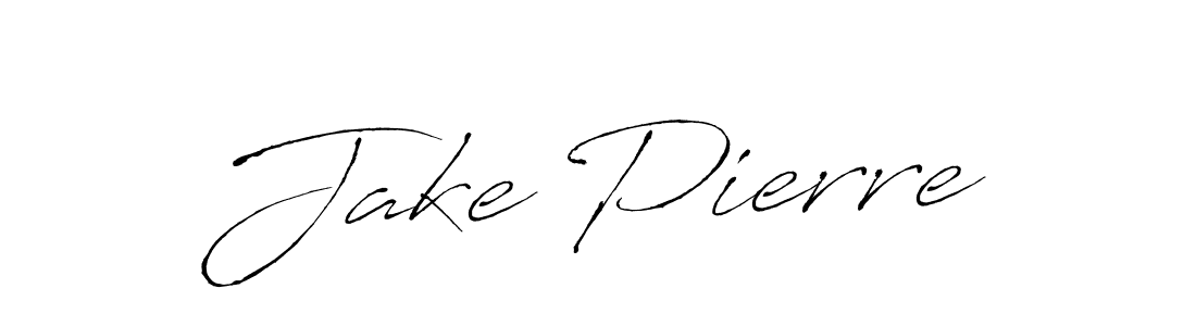 Also we have Jake Pierre name is the best signature style. Create professional handwritten signature collection using Antro_Vectra autograph style. Jake Pierre signature style 6 images and pictures png