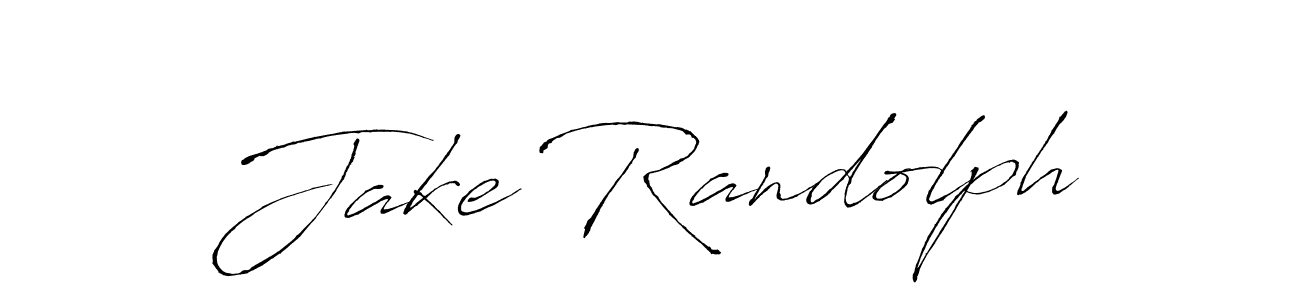 How to make Jake Randolph name signature. Use Antro_Vectra style for creating short signs online. This is the latest handwritten sign. Jake Randolph signature style 6 images and pictures png