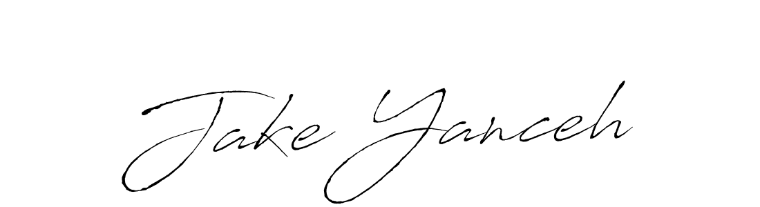 Also we have Jake Yanceh name is the best signature style. Create professional handwritten signature collection using Antro_Vectra autograph style. Jake Yanceh signature style 6 images and pictures png