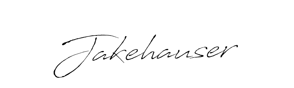 Use a signature maker to create a handwritten signature online. With this signature software, you can design (Antro_Vectra) your own signature for name Jakehauser. Jakehauser signature style 6 images and pictures png