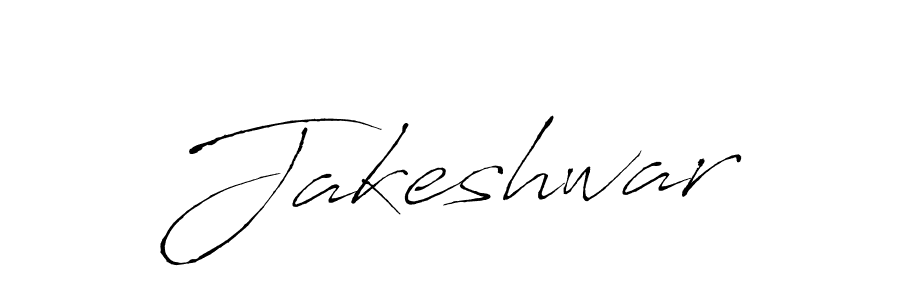 Use a signature maker to create a handwritten signature online. With this signature software, you can design (Antro_Vectra) your own signature for name Jakeshwar. Jakeshwar signature style 6 images and pictures png