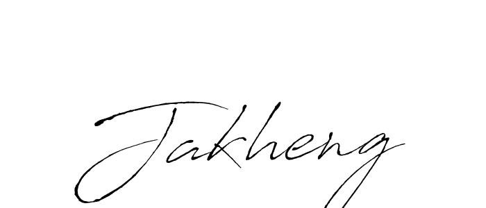 How to make Jakheng name signature. Use Antro_Vectra style for creating short signs online. This is the latest handwritten sign. Jakheng signature style 6 images and pictures png