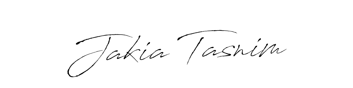 Antro_Vectra is a professional signature style that is perfect for those who want to add a touch of class to their signature. It is also a great choice for those who want to make their signature more unique. Get Jakia Tasnim name to fancy signature for free. Jakia Tasnim signature style 6 images and pictures png