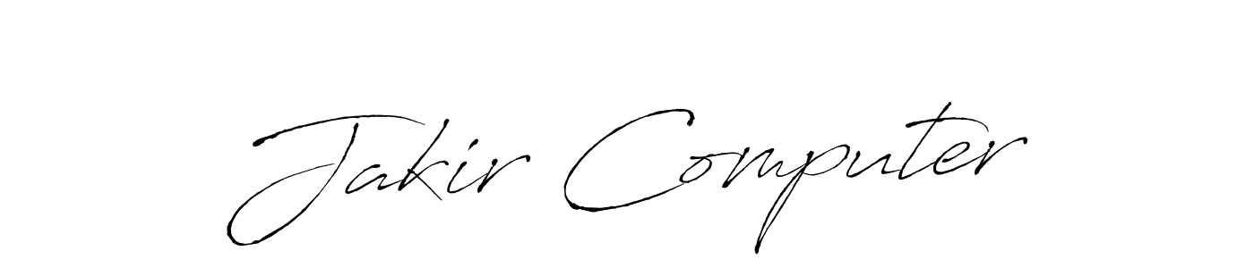 How to make Jakir Computer signature? Antro_Vectra is a professional autograph style. Create handwritten signature for Jakir Computer name. Jakir Computer signature style 6 images and pictures png