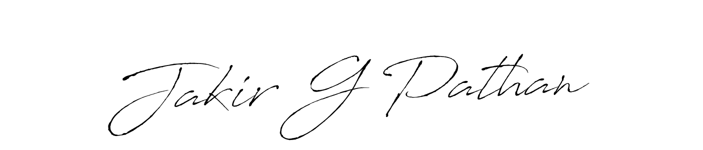 Use a signature maker to create a handwritten signature online. With this signature software, you can design (Antro_Vectra) your own signature for name Jakir G Pathan. Jakir G Pathan signature style 6 images and pictures png