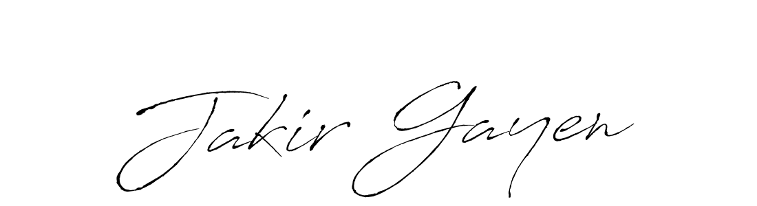 Antro_Vectra is a professional signature style that is perfect for those who want to add a touch of class to their signature. It is also a great choice for those who want to make their signature more unique. Get Jakir Gayen name to fancy signature for free. Jakir Gayen signature style 6 images and pictures png