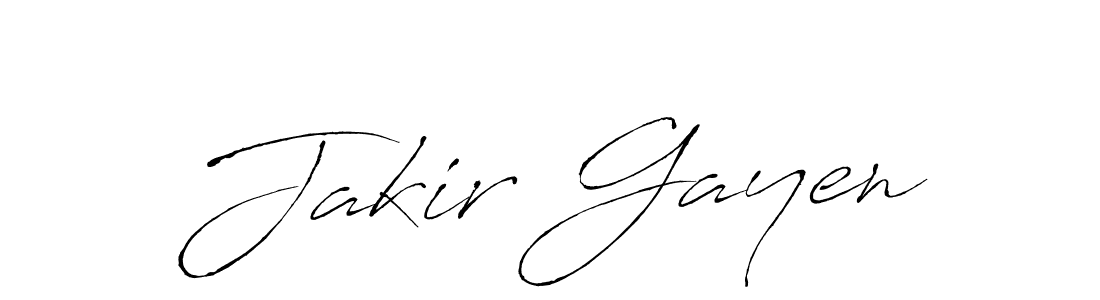 How to make Jakir Gayen signature? Antro_Vectra is a professional autograph style. Create handwritten signature for Jakir Gayen name. Jakir Gayen signature style 6 images and pictures png