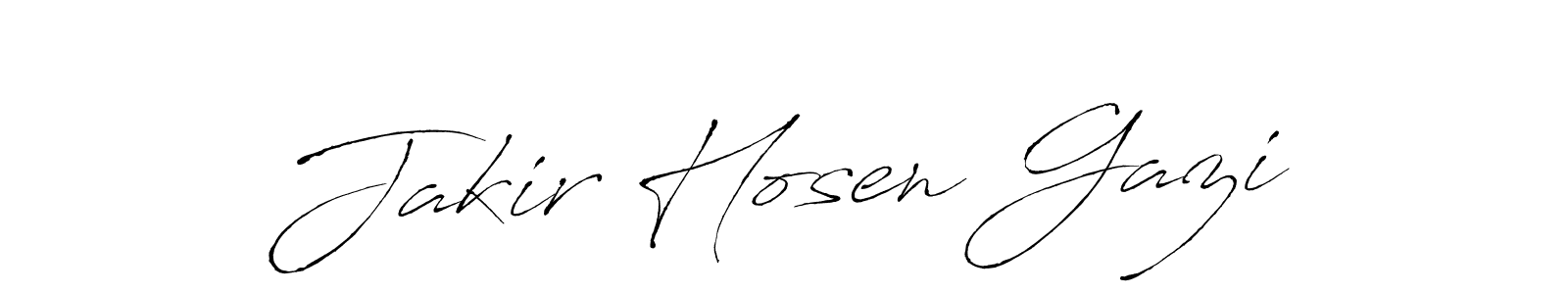 Jakir Hosen Gazi stylish signature style. Best Handwritten Sign (Antro_Vectra) for my name. Handwritten Signature Collection Ideas for my name Jakir Hosen Gazi. Jakir Hosen Gazi signature style 6 images and pictures png