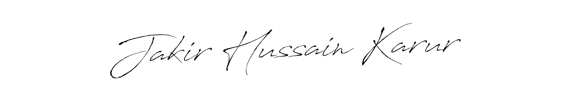 Use a signature maker to create a handwritten signature online. With this signature software, you can design (Antro_Vectra) your own signature for name Jakir Hussain Karur. Jakir Hussain Karur signature style 6 images and pictures png