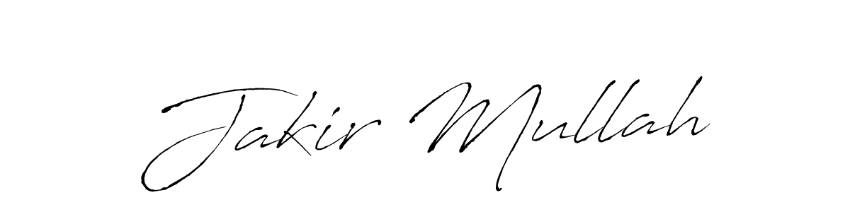 Create a beautiful signature design for name Jakir Mullah. With this signature (Antro_Vectra) fonts, you can make a handwritten signature for free. Jakir Mullah signature style 6 images and pictures png