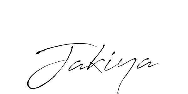 Create a beautiful signature design for name Jakiya. With this signature (Antro_Vectra) fonts, you can make a handwritten signature for free. Jakiya signature style 6 images and pictures png