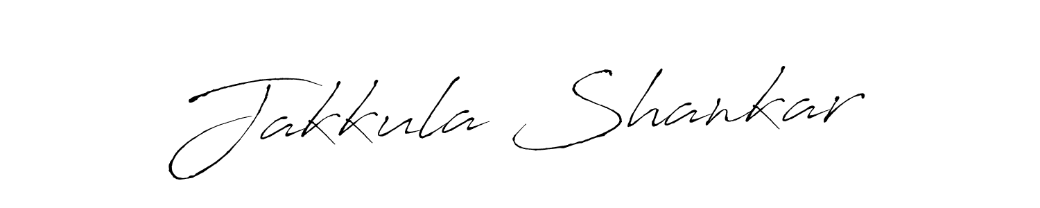 How to make Jakkula Shankar name signature. Use Antro_Vectra style for creating short signs online. This is the latest handwritten sign. Jakkula Shankar signature style 6 images and pictures png