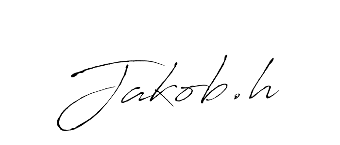 Also we have Jakob.h name is the best signature style. Create professional handwritten signature collection using Antro_Vectra autograph style. Jakob.h signature style 6 images and pictures png